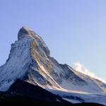 Photograph of a mountain peak